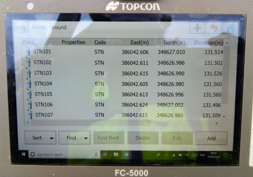 GPS Network Rover Results