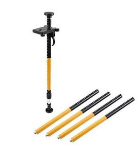 Laser level mounting pole. survey equipment accessories
