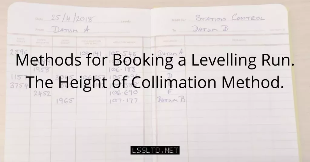 Height of collimation method