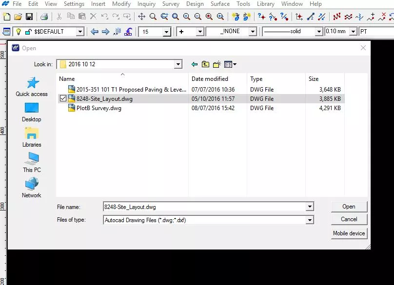 DWG Import 1