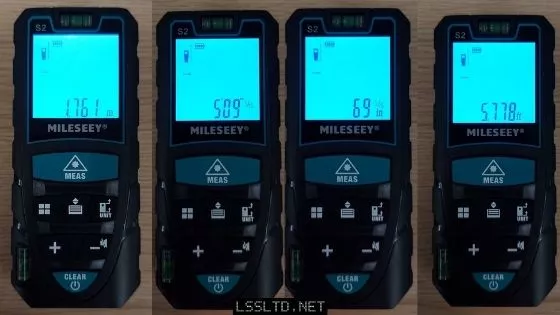 Mileseey S2 Different Units
