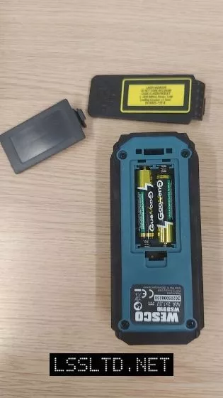 Wesco Battery Cover Removed