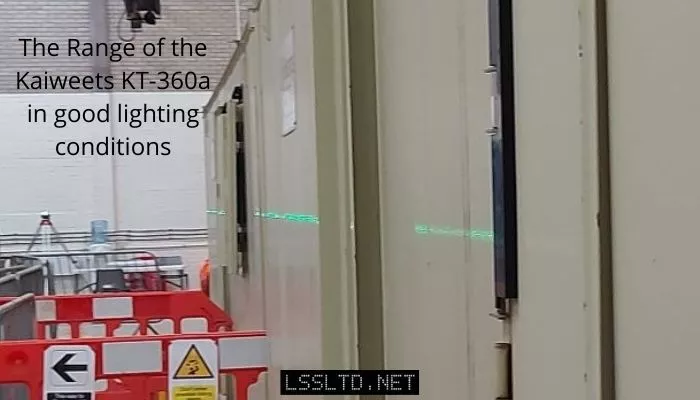 Kaiweets KT-360a Laser Level Range
