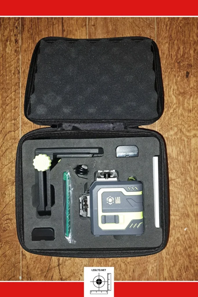 Lasgoo LG-3D in the supplied carry case
