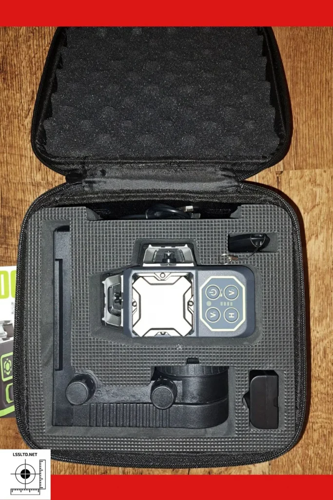 Lasgoo LG-3Ds in the supplied carry case