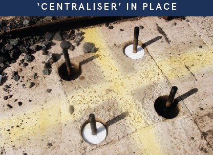 Using Centraliser on Site